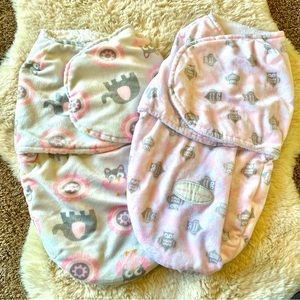 Fuzzy Velcro Swaddles